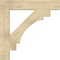 Ekena Millwork Merced Block Rough Sawn Bracket, Douglas Fir, 6"W x 38"D x 38"H BKT06X38X38MRC05RDF - alternate 2